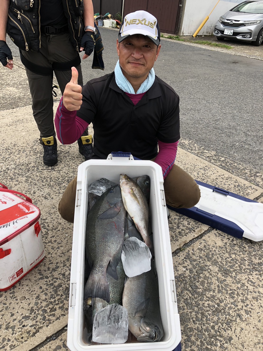長崎の磯釣りでクロ50cm